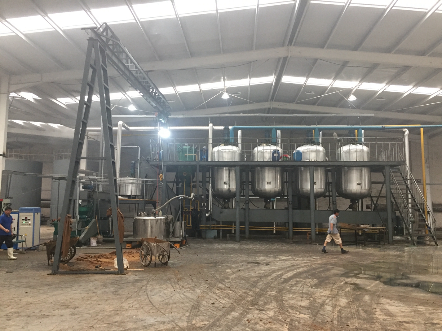 鸡鸭油加工成套设备